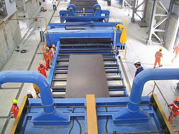 Compact Structure Roller Conveyor Shot Blasting Machine High Performance
