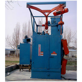 Rotary Hook Shot Blasting Machine For Small Metal Pendant / Steel Plate Workpiece