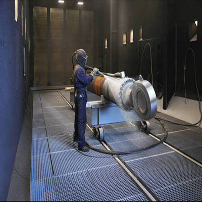 Electrostatic Painting Sa2 60m3/Min Sand Blasting Room