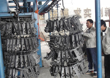 Overhead Chain Continuous Hanger Type Shot Blasting Machine For Heat Treated Forgings