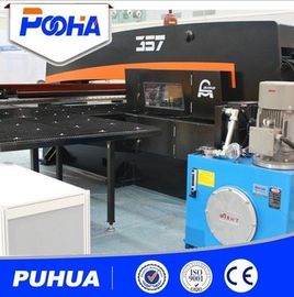 High Nibbling Rate CNC Hydraulic Punching Machine 800-2000 KN Punch Force