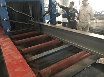 Foundry Industry Blast Cleaning Equipment , Roller Conveyor Auto Shot Blasting Machine