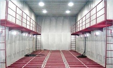 Manual Sand Blasting Room / Booth Heavy Duty With Screw Recycling System
