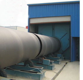 Professional Steel Pipe Shot Blasting Machine , Industrial Sand Blasting Machine One Year Warranty