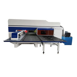 32 Stations Hydraulic CNC Sheet Metal Punching Machine , Cnc Punch Press Machine