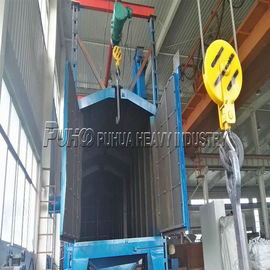 Rotary Hook Shot Blasting Machine For Small Metal Pendant / Steel Plate Workpiece