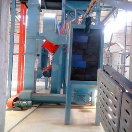 Rotary Hook Shot Blasting Machine For Small Metal Pendant / Steel Plate Workpiece