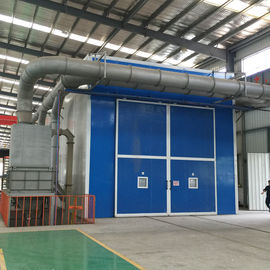 Q265 Sand Blasting Booth With Automatic Recycling System 5 Ton Trolley