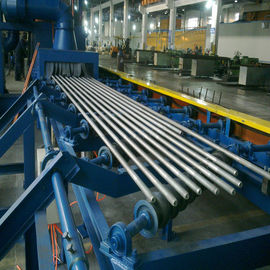 Customized Power Steel Pipe Shot Blasting Machine For Surface Treatment