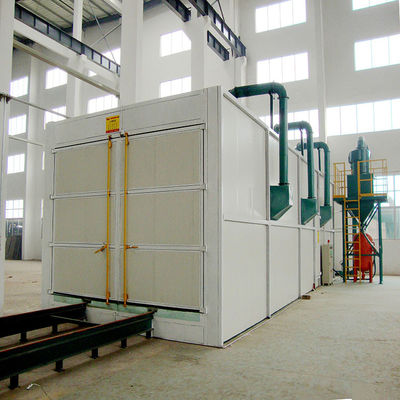 Electrostatic Painting Sa2 60m3/Min Sand Blasting Room
