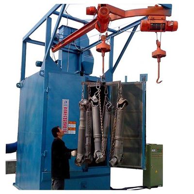 Q378 Double Hook Shot Blasting Machine For Rust Removal Of Fitness Equipment