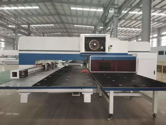 Full Automatically Mechanical CNC Turret Punching Machine / Plate Punching Machine