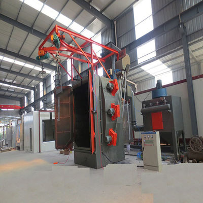 Bicycle Frame Hook Type Shot Blasting Machine Rust Remove Cleaning