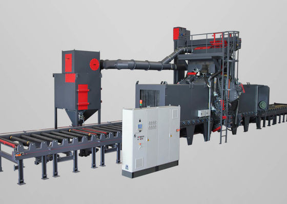 Sa2.5 And Noise≤85 DB Q69 H Beam Shot Blasting Machine Roller Conveyor Type