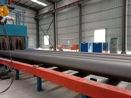 Steel Pipe And Tube Inner And Outer Walls Surface Cleaning Rust Remove Roller Conveyor System Shot/Sand Blasting Machine