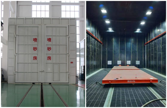 Sand Blasting Room/Sand Blasting Booth With Abrasive Automatic Recovery System
